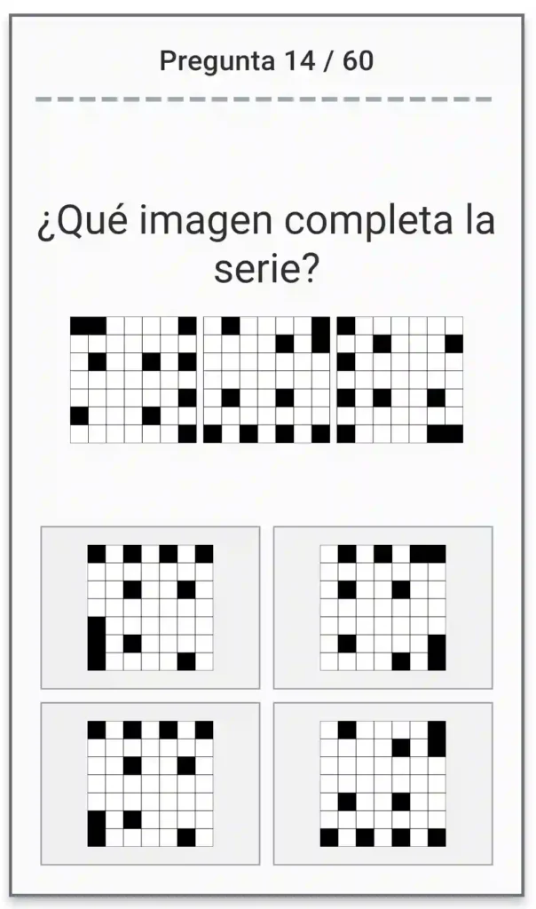 tutorial para resolver preguntas psicotecnicas con cuadros y figuras